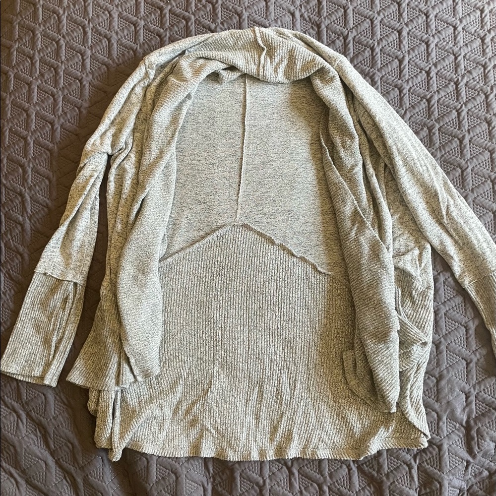 Grey Freeloader Cardigan